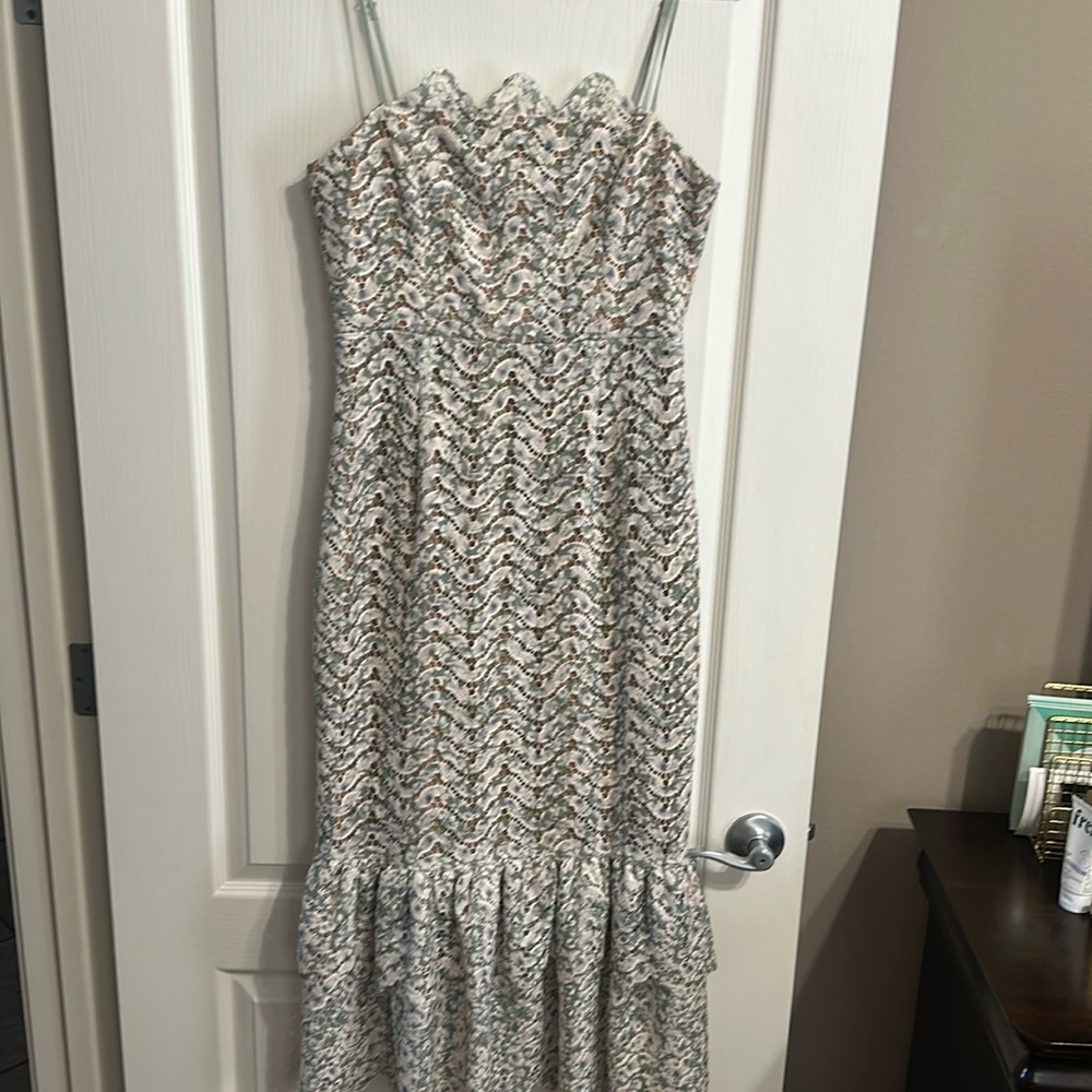 Elliatt multicolored - blue, beige, green. 
Great condition. Worn twice.